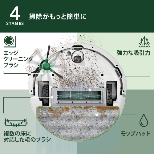 ルンバ 4/18発売 Roomba 105 Combo アイロボット 公式 ロボット
